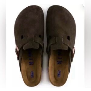 Birkenstock Mocha Boston Clogs